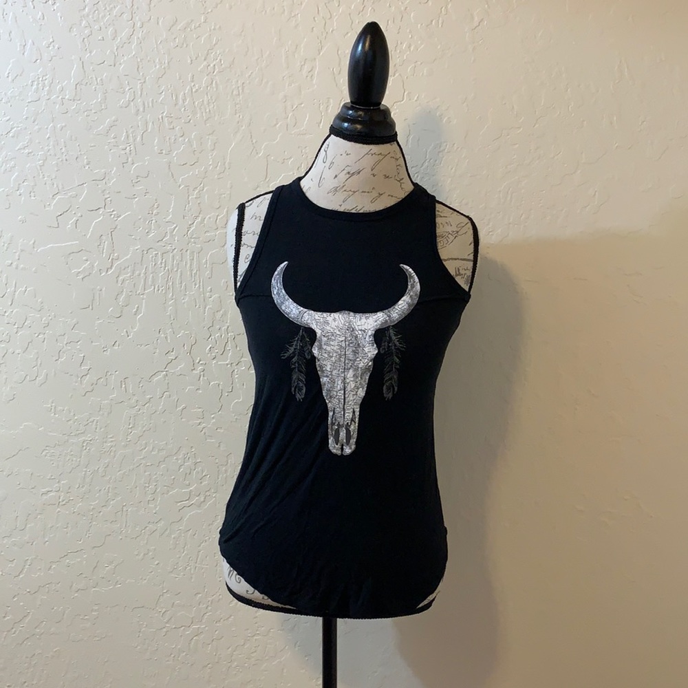 Cow Skull Tank Top